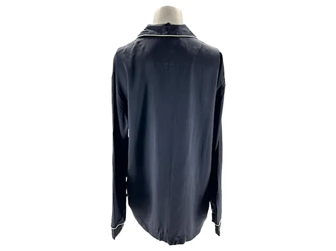 Autre Marque ZIMMERLI DE SUIZA Tops T.Seda M Internacional Azul 