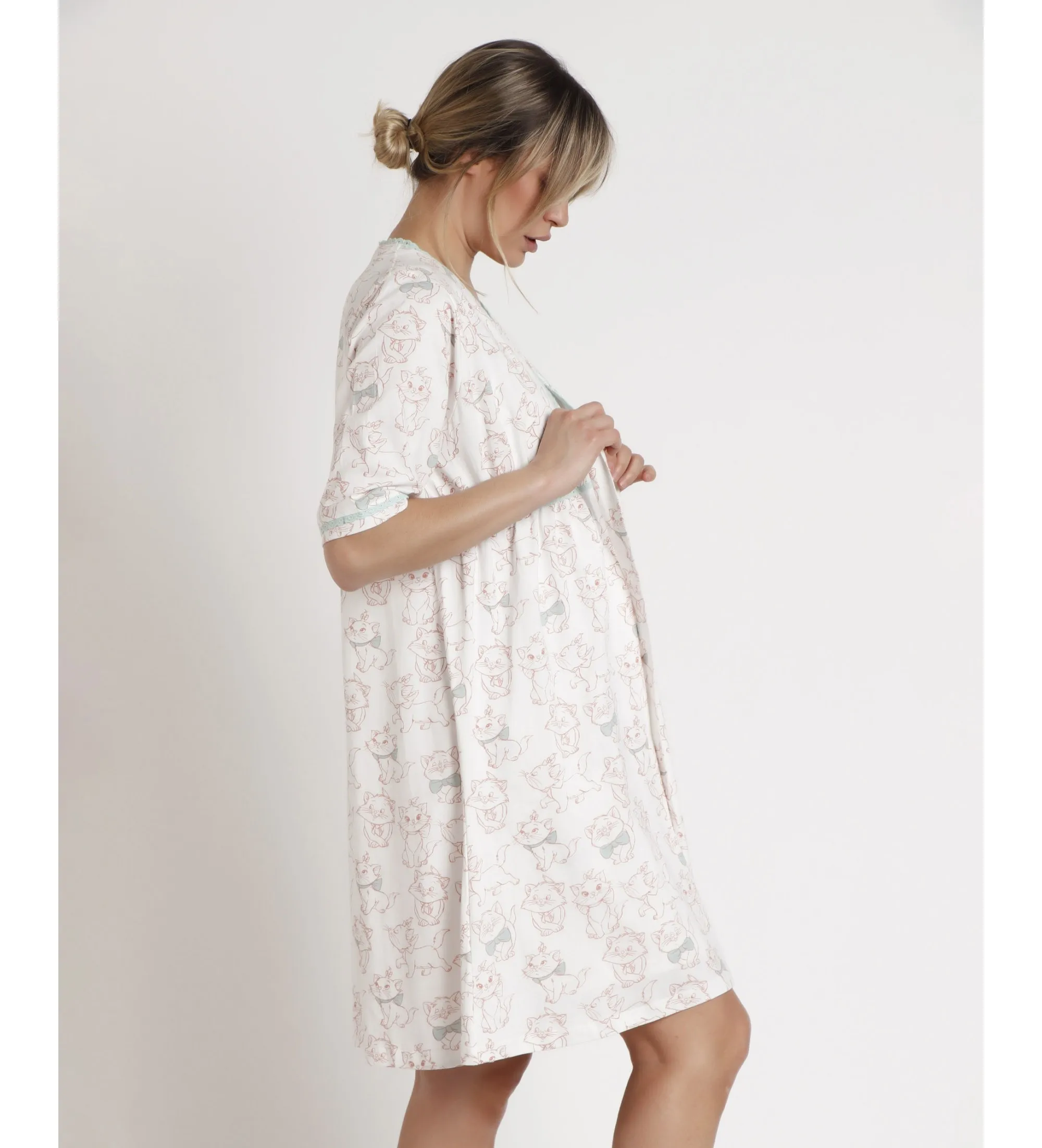 Bata Manga Larga Maternity Wonder Mum blanco