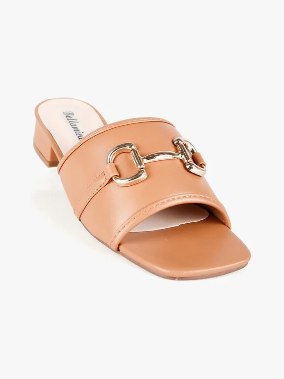 Bellamica Pantuflas mujer tacón bajo