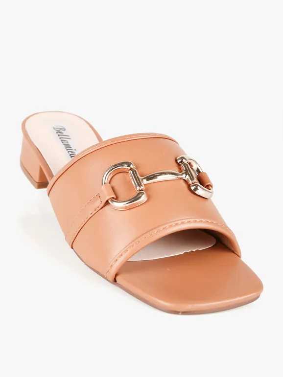 Bellamica Pantuflas mujer tacón bajo