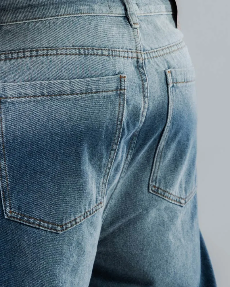 Bermuda Regular Para Hombre Combinado