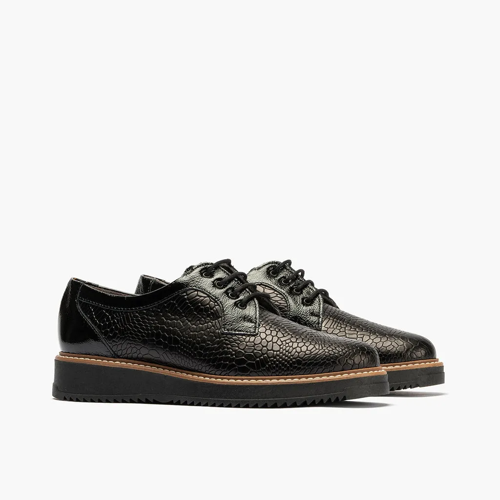 Blucher Combinado de mujer color negro