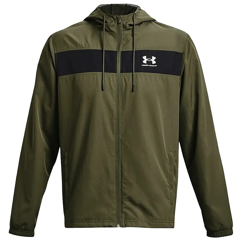 chaqueta Under Armour Sportstyle Windbreaker - Marine OD Green/White - men´s