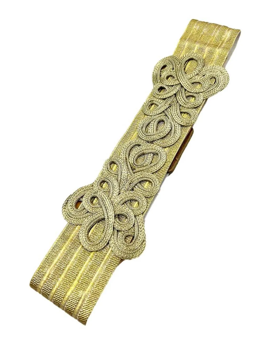 CINTURONES FIESTA DORADOS CON ELEGANTE PASAMANERIA
