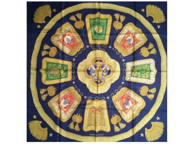 Hermès "Poste et cavalerie" Azul 