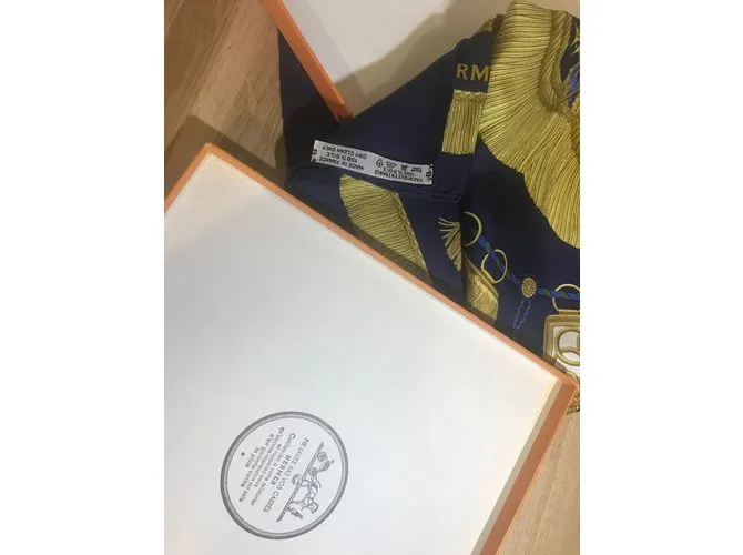 Hermès "Poste et cavalerie" Azul 