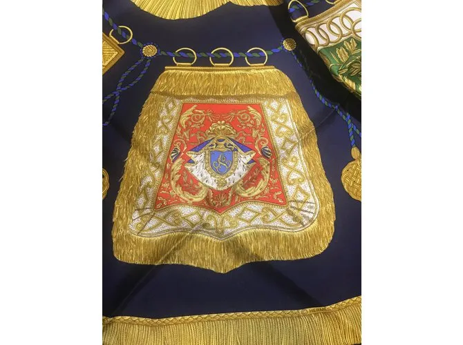 Hermès "Poste et cavalerie" Azul 