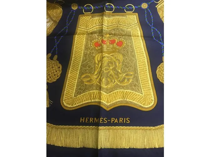 Hermès "Poste et cavalerie" Azul 