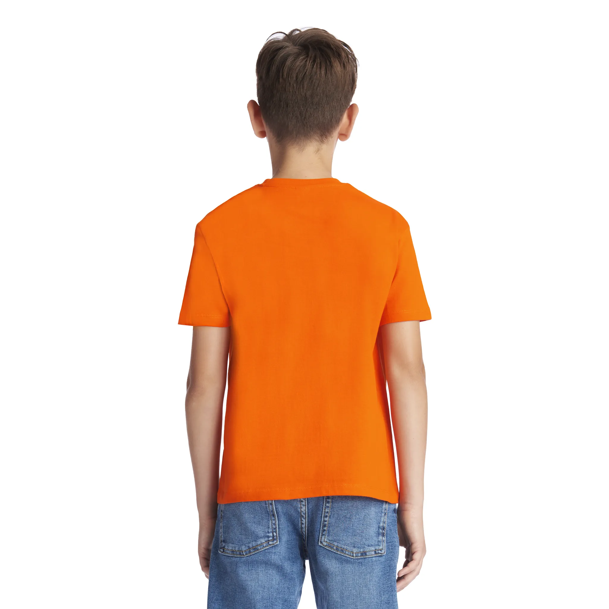 IM CAMISETA COLLEGE FLUO NIÑO NARANJA