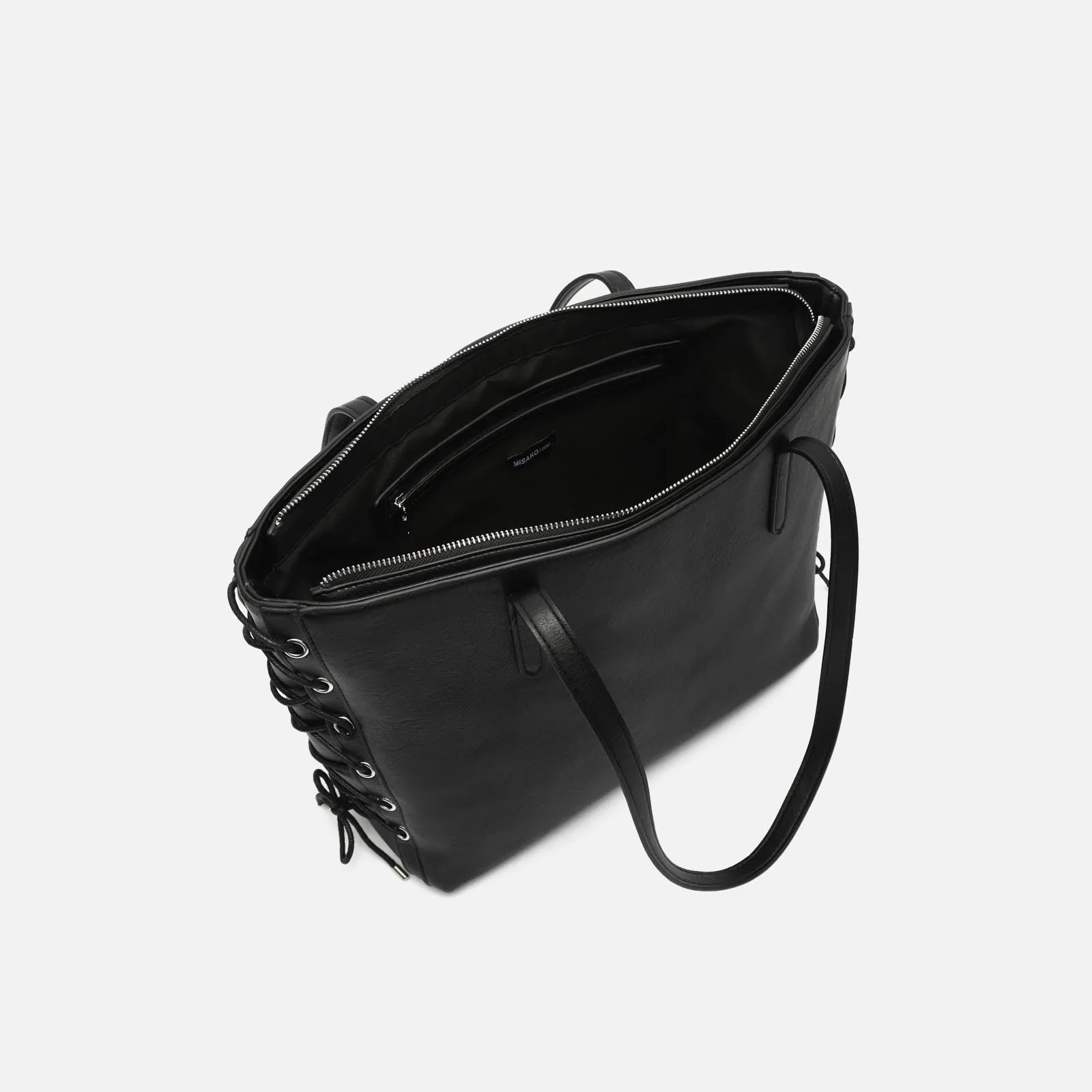 Inna bolso shopper grande con detalles metálicos