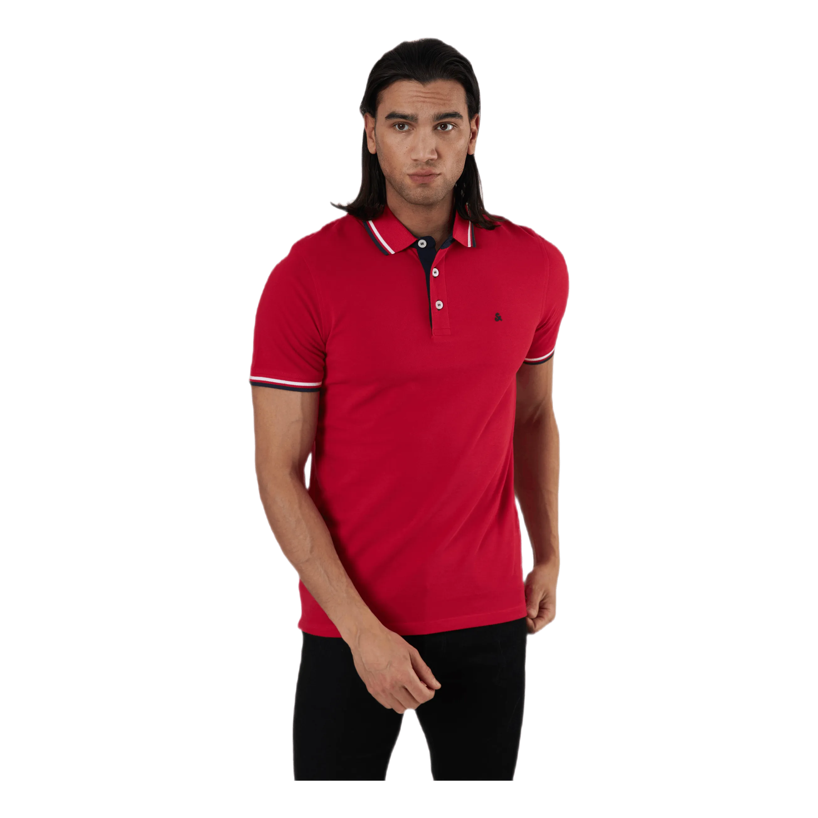 Jack & Jones Epaulos Polo Ss Red