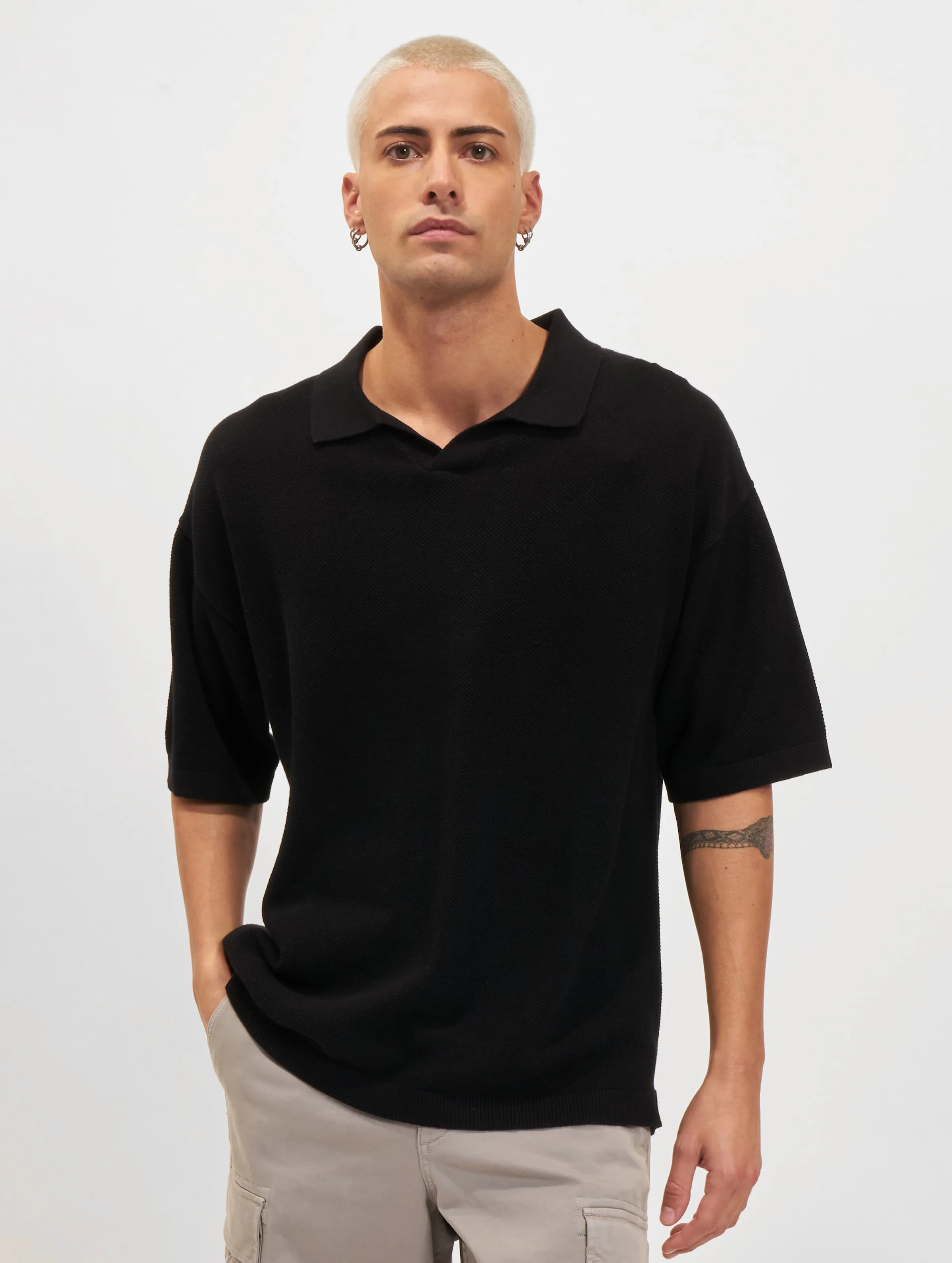 Jack & Jones Jack & Jones Linen Blend Knit Polo