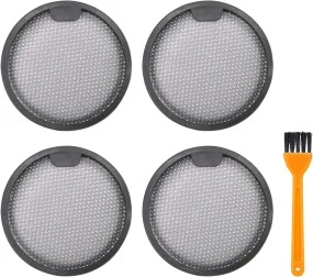 Juego de 4 unidades de repuesto para aspiradora Xiaomi G9 / G10 And T10 / T20 / T30 Vacuum Cleaners, Washable Reutilizable Filte