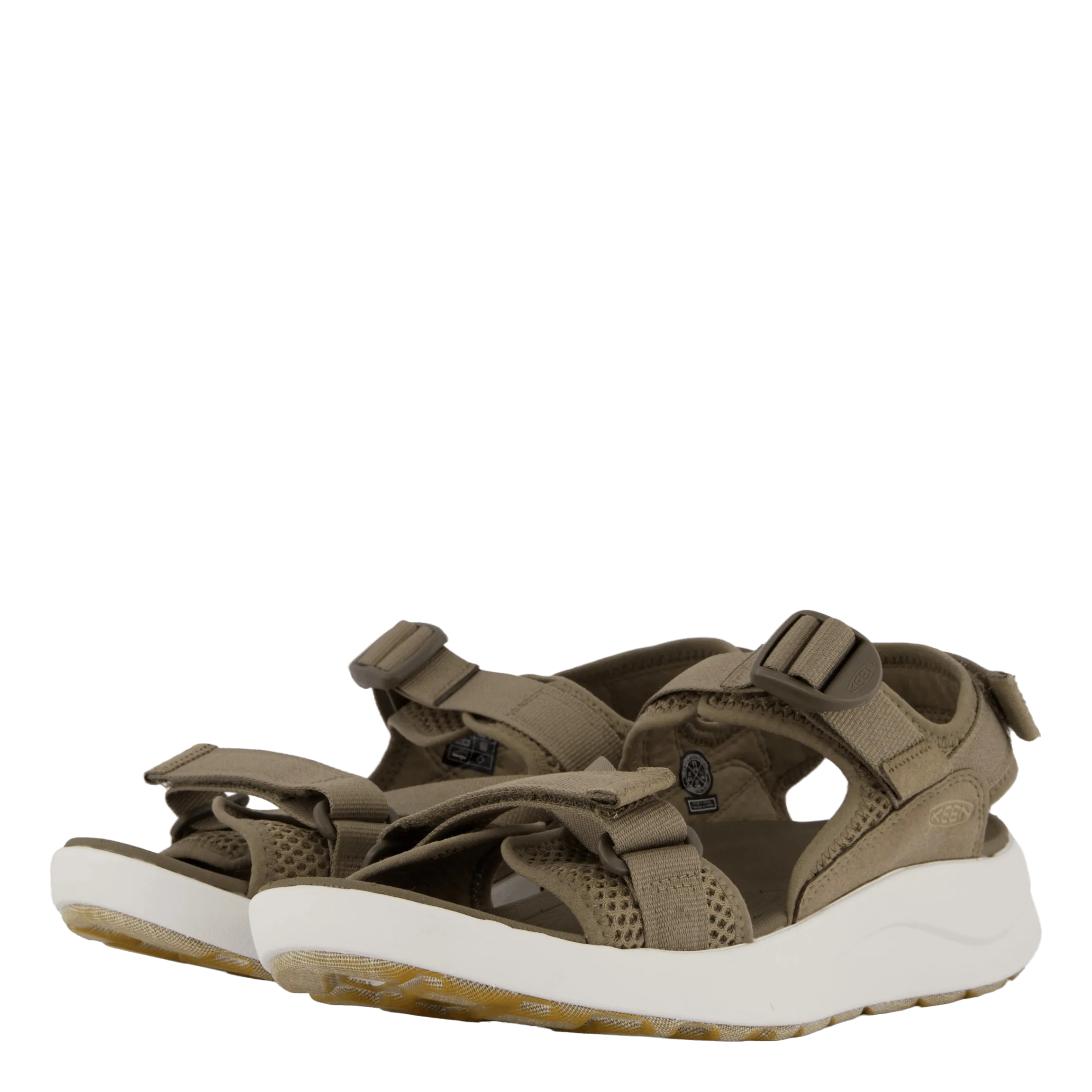 Keen calzado Ke Elle Sport Backstrap W Brindle-star White