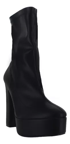 Lady Paulina Bota Tacon Plataforma Moda Elegante Mujer 87061