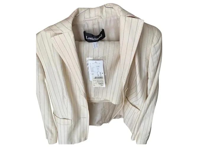 Louis Féraud Falda elegante Blanco roto 