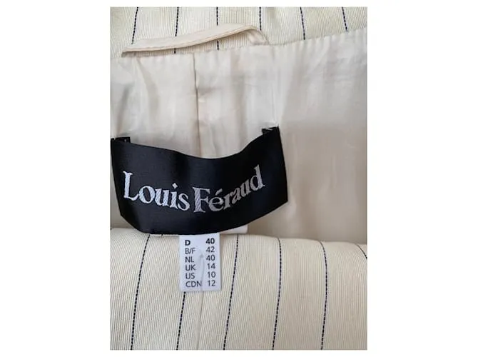 Louis Féraud Falda elegante Blanco roto 