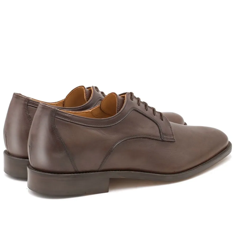 Masaltos Zapatos Con Alzas Hombre. 7cm. Bordeaux Marrón