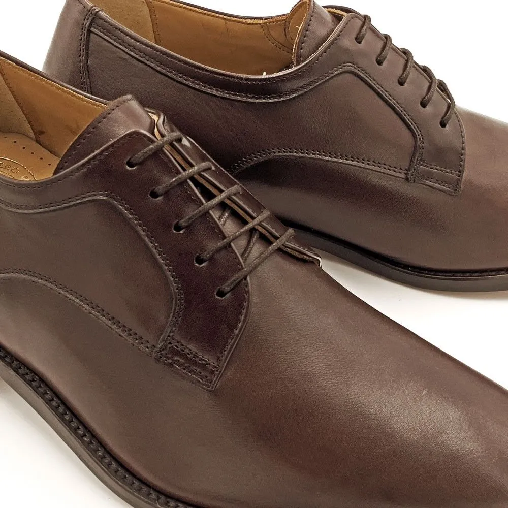 Masaltos Zapatos Con Alzas Hombre. 7cm. Bordeaux Marrón