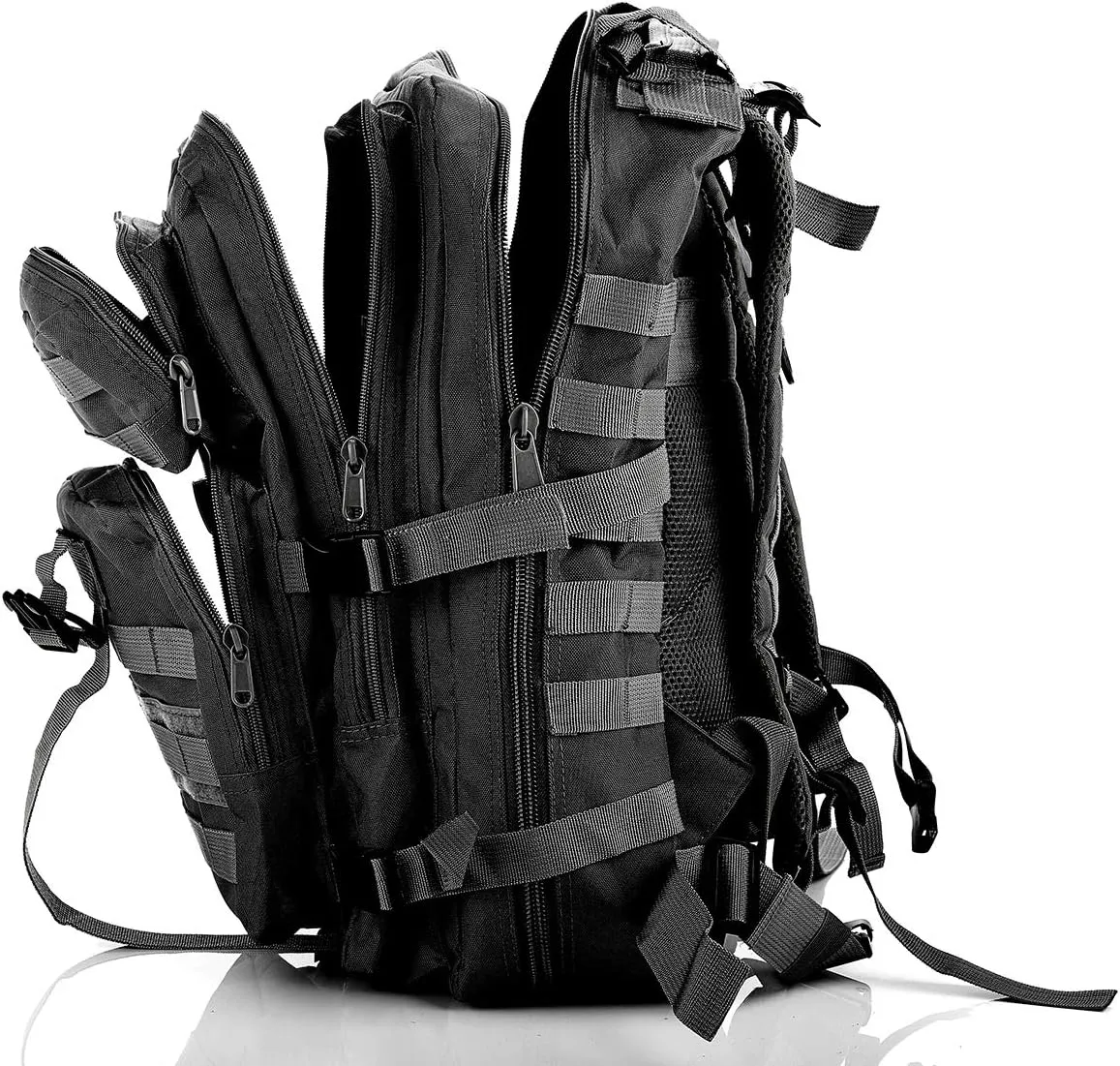 MINGPINHUIUS Mochila Militar  35L Mochila Táctica Mochila Senderismo MOLLE Mochila de Asalto Mochila de Combate Táctica para Tre