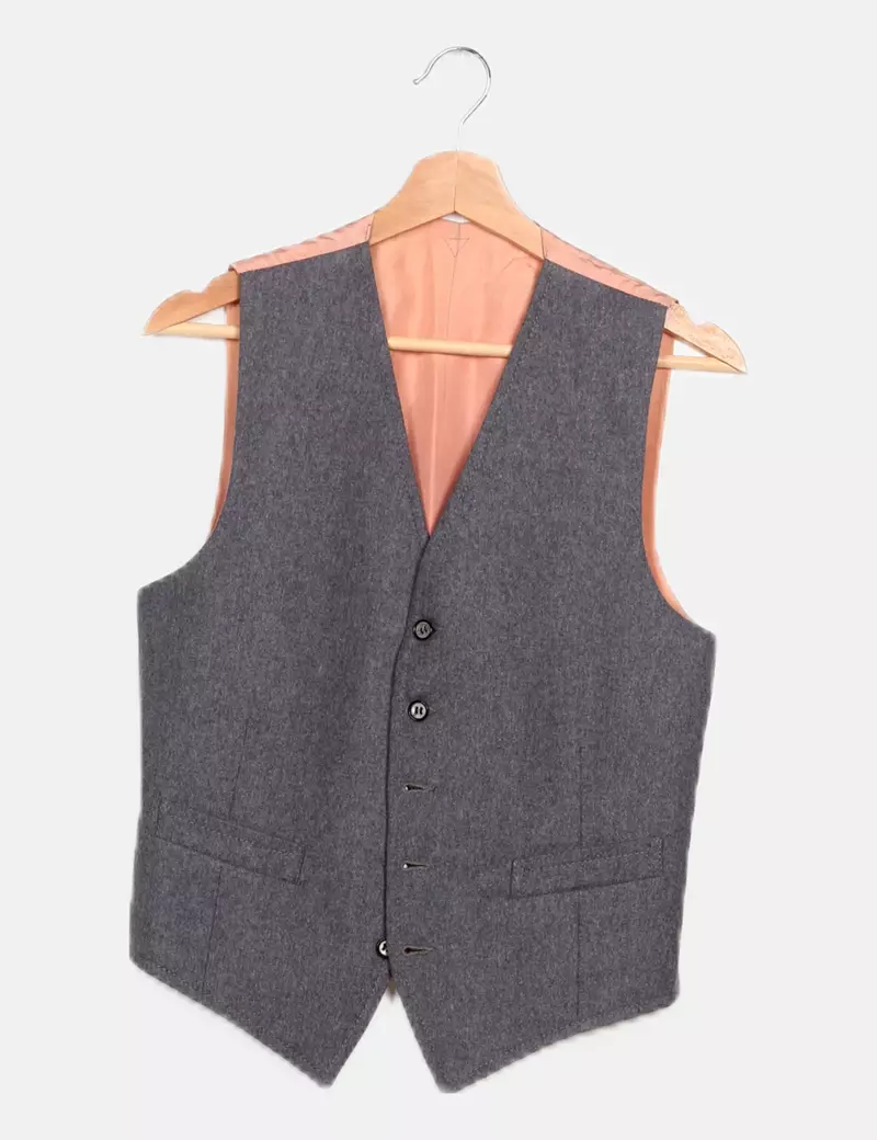 NoName Chaleco bicolor combinado