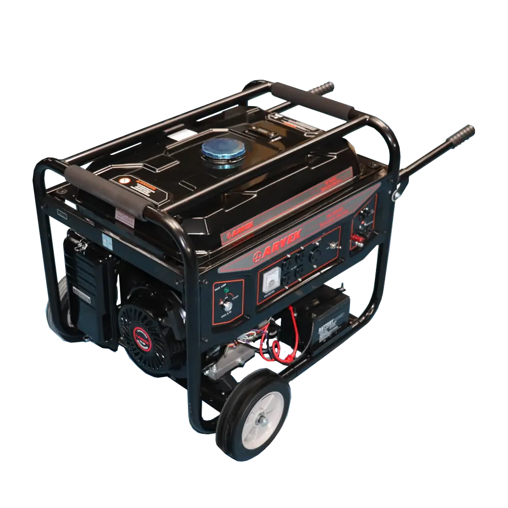 Planta Eléctrica Gasolina Arvek 7.0KW 110/220V 1F GE 8000GE