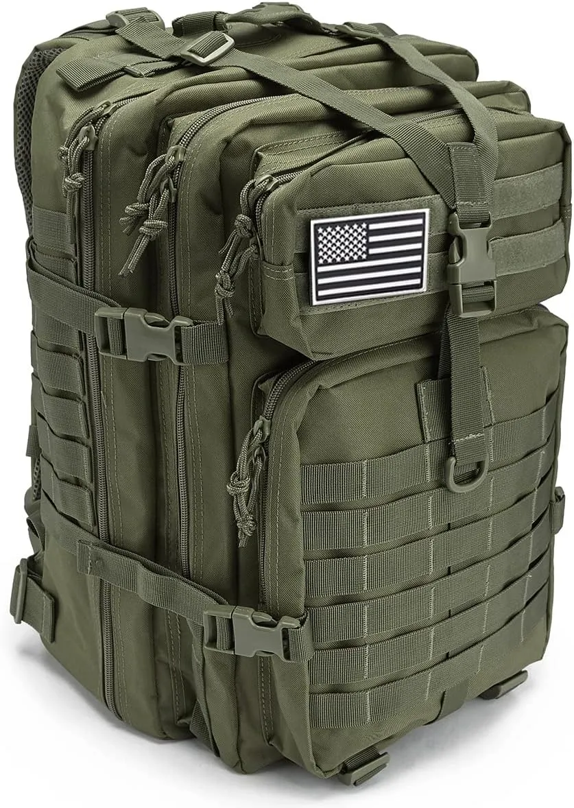 QT&QY 45L Mochilas Militares Tácticas para hombres Mochila de Asalto del Ejército Molle Bolsa de Asalto del Ejército 3 días moch