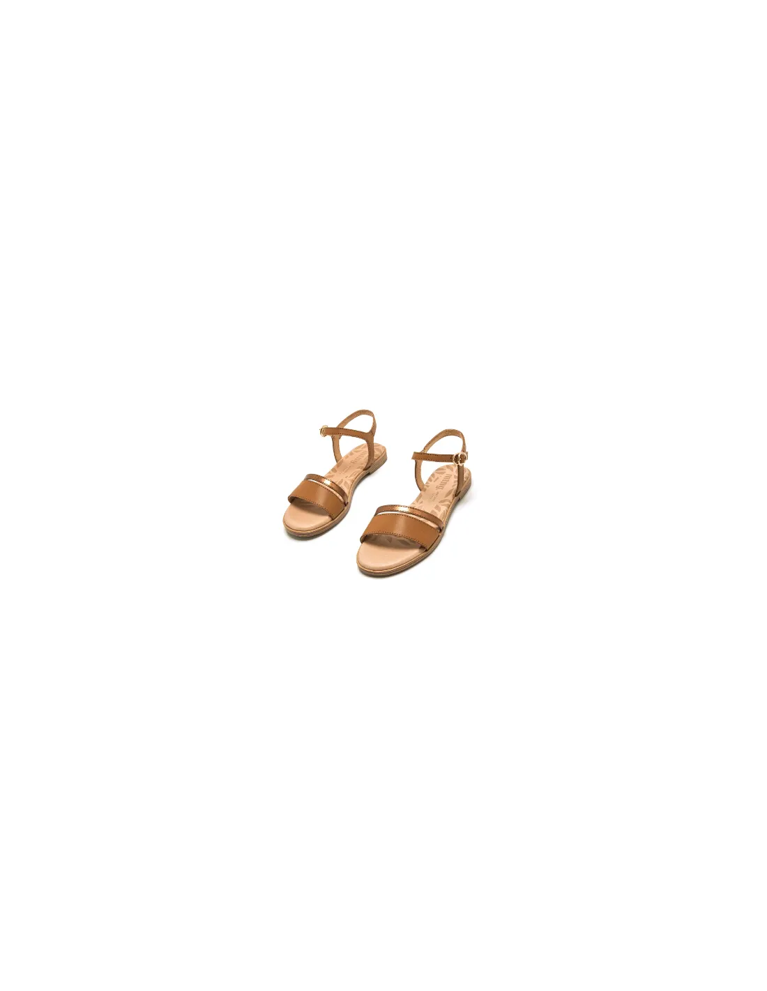 Sandalias Plana Mujer Mustang Bronce