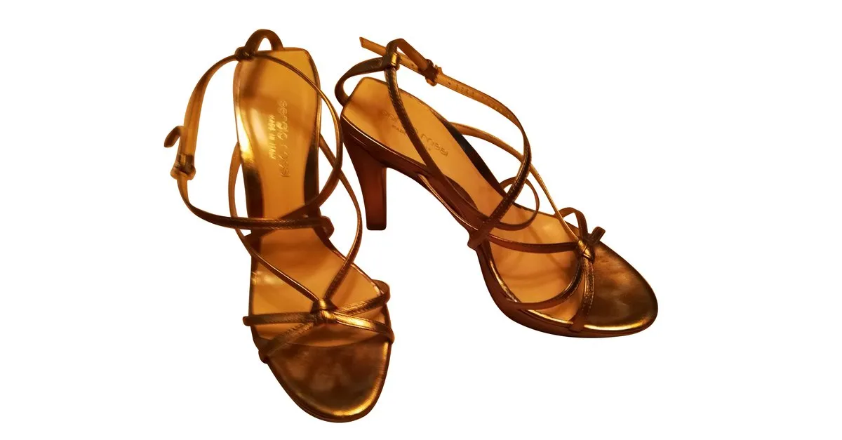 Sergio Rossi Sandalias Cobre 