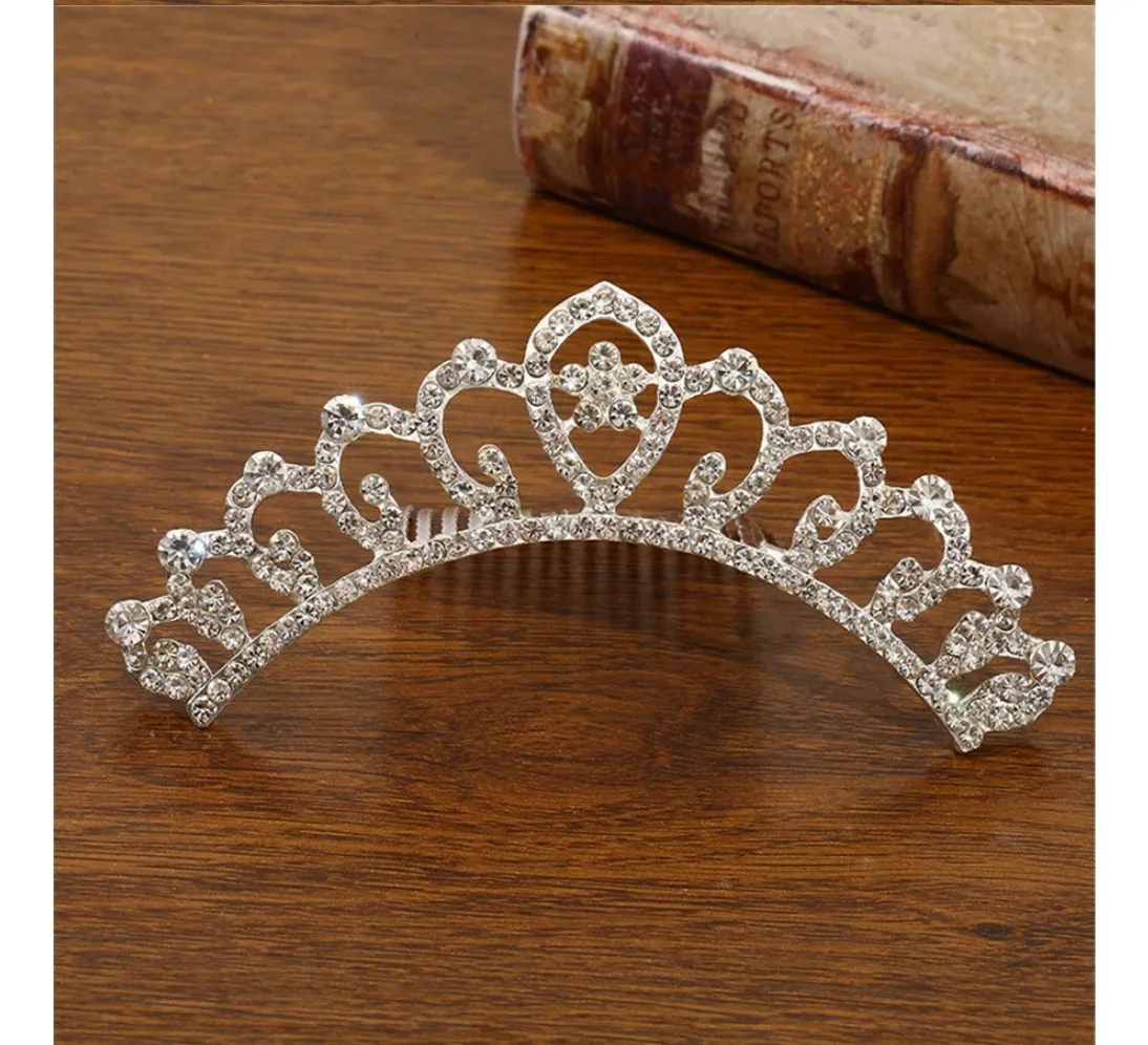 Tiara Corona Niñas Accesorio Para Cabello Primera Comunión