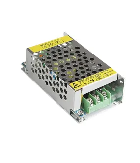 TRANSFORMADOR ESTABILIZADO 220V-12V INTERRUPTOR TRIMMER FUENTE DE ALIMENTACIÓN 2 AMPERIOS