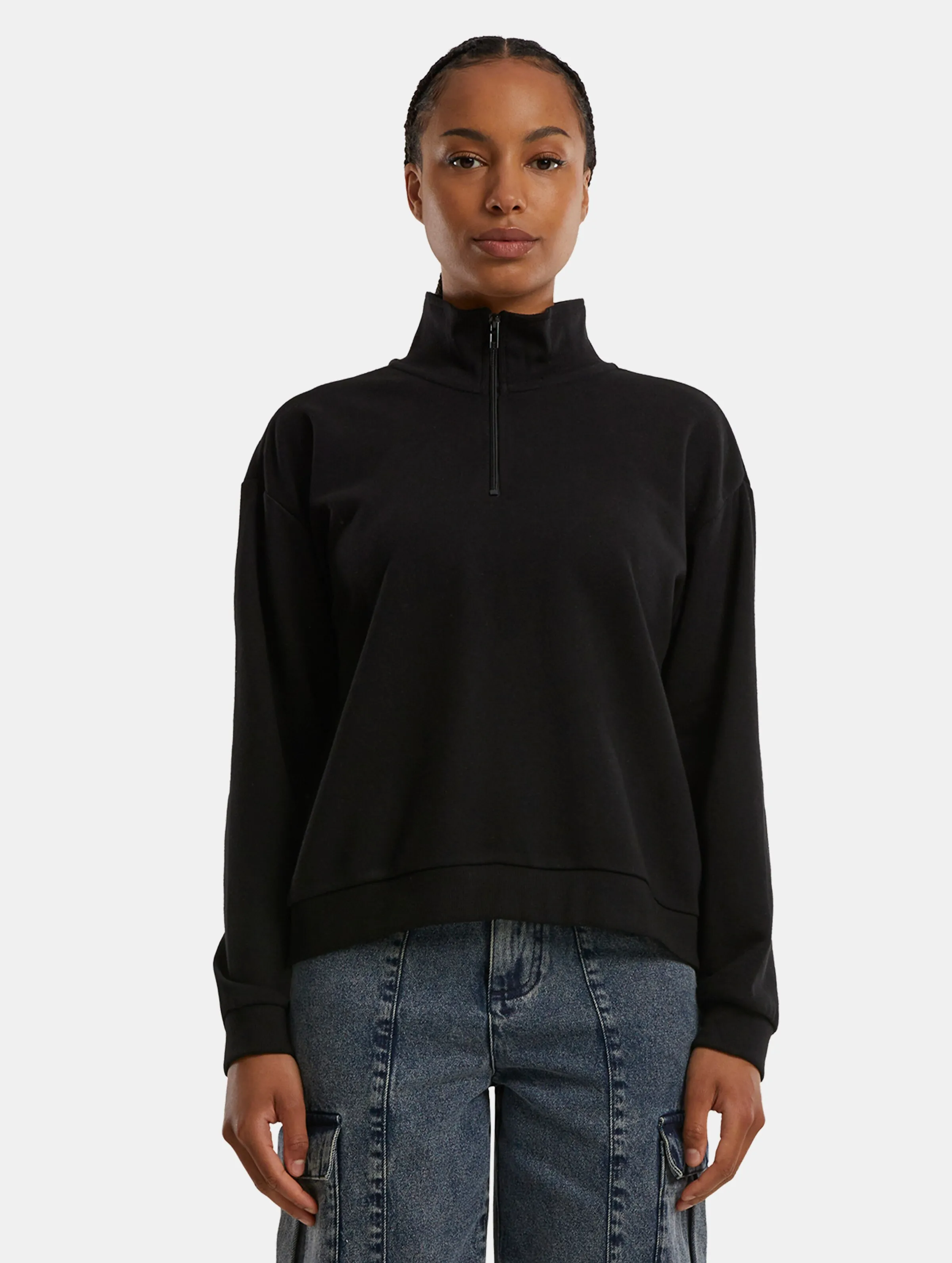 Urban Classics Urban Classics Ladies Light Terry Troyer Pullover