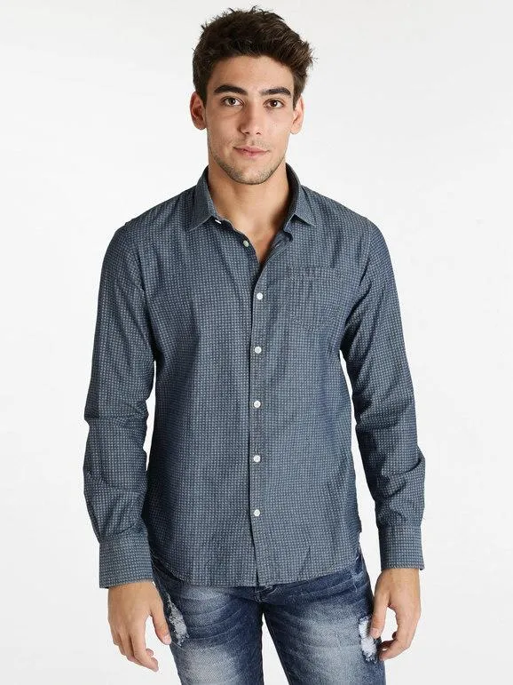 Urban Ring Camisa con bolsillo estampado