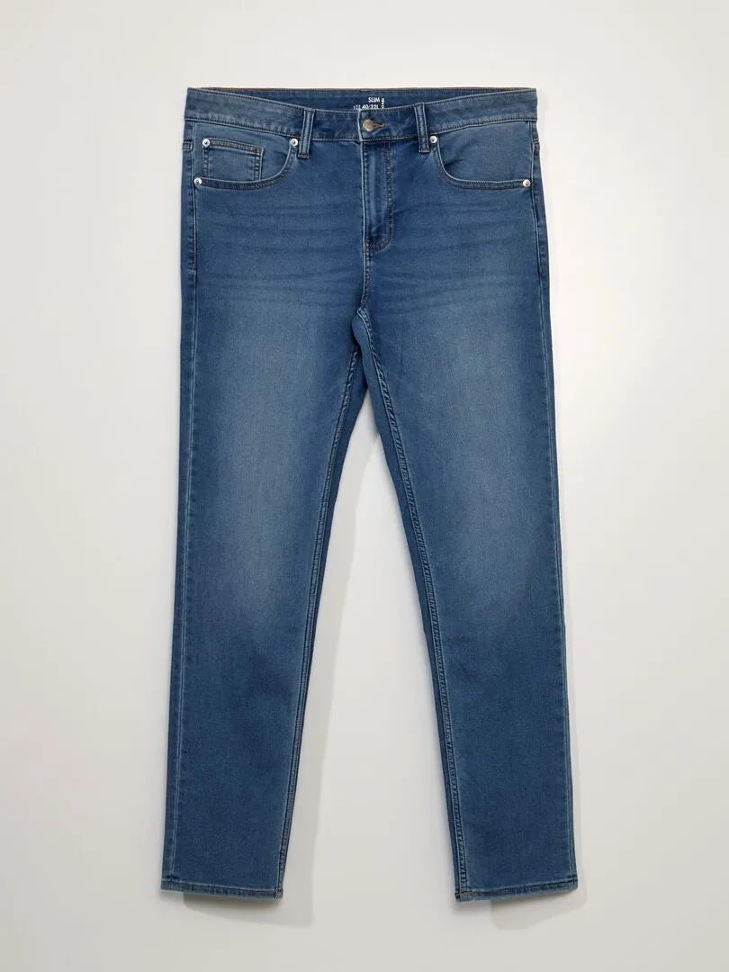 Vaquero slim elástico - L32 - AZUL