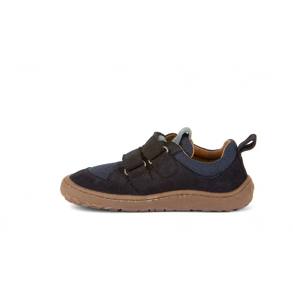 Zapato de Velcro descalzo Froddo G3130234 para niños en azul marino