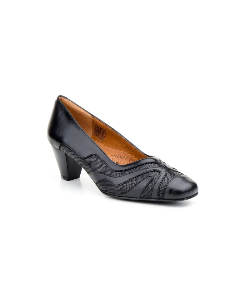 Zapatos Mujer Piel Serpiente Tacón